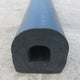 D-Shaped Rubber Bumper Extrusions - 150 x 150 x 2000