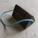 Rubber Aircraft Wheel Chock With Blue Rope Handle - 170 x 155 x 250