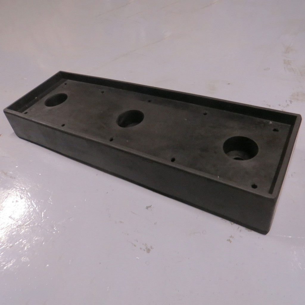 Black Rubber Dock Bumper Middle Frame Plate - 750 x 250 x 100