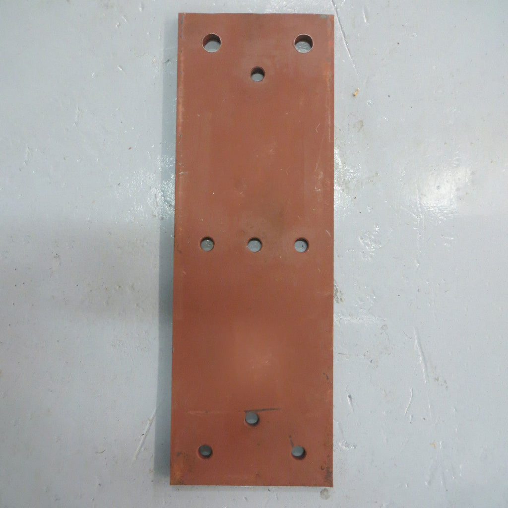 Non-Galvanised Flat Dock Bumper Back Plate - 750 x 250 x 15