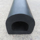 D-Shaped Rubber Bumper Extrusions - 92 x 95 x 3000