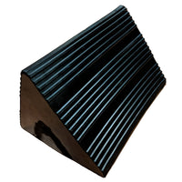 Heavy-Duty Rubber Wheel Chock With Eye Hole - 400 x 300 x 245
