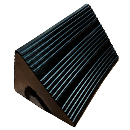 Heavy-Duty Rubber Wheel Chock With Eye Hole