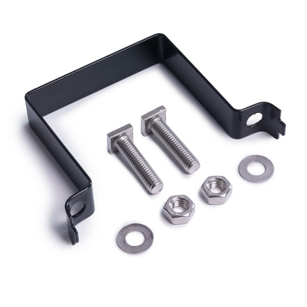 Powder Coated Black Square Sign Post Clip For Square Sign Posts
