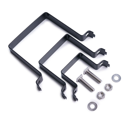 Powder Coated Black Square Sign Post Clip For Square Sign Posts