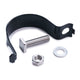 Powder Coated Black Anti-Rotational Sign Clips / Post Clips Multiple Size Options