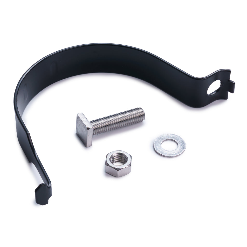 Powder Coated Black Anti-Rotational Sign Clips / Post Clips Multiple Size Options