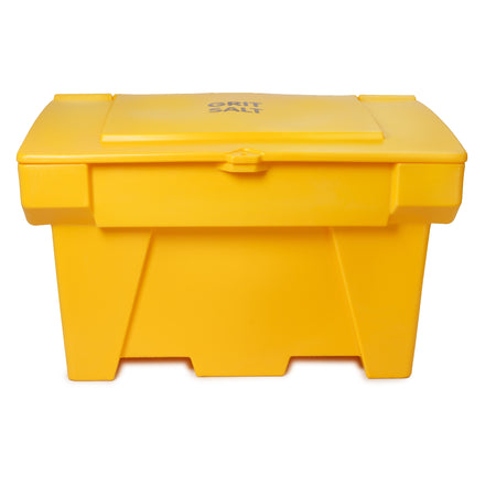 400L Premium Lockable Grit Bin - Yellow