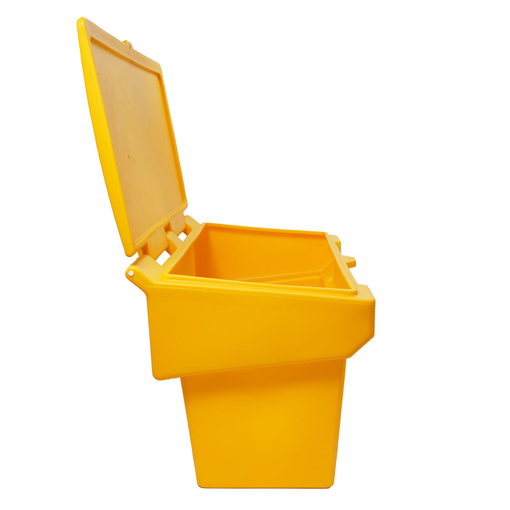 400L Premium Lockable Grit Bin - Yellow