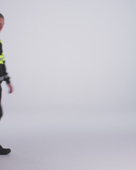 Blaklader 3552 Hi Vis Hoodie Black Hi Vis Yellow Feature Video.Mp4
