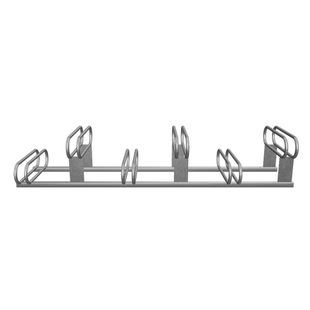 High-Low Bike Rack - Double Direction - Galvanised