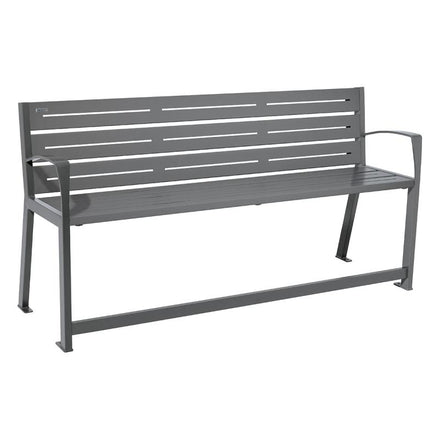 Procity Silaos Mobility Seat Bench (1.8m / Galvanised Procity Grey / Procity Grey)