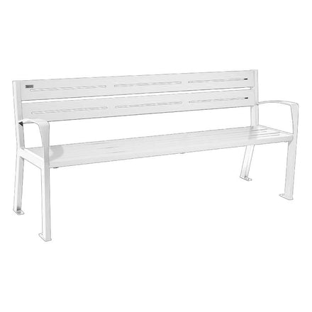 Procity Silaos All Steel Seat Bench 1.8m