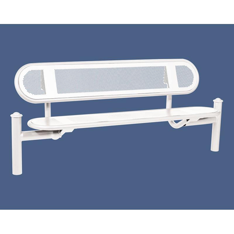 Procity Estoril Seat Bench 1.8m (Agora / Pure White RAL 9010)