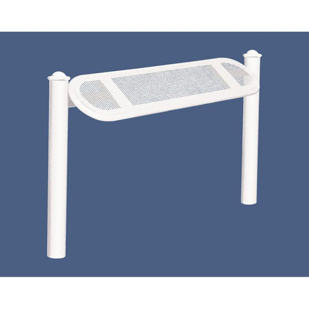 Procity Estoril Perch Bench 0.9m (Agora / Pure White RAL 9010)