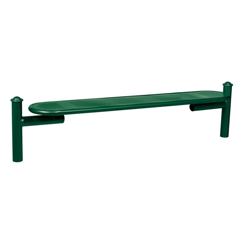 Procity Estoril Backless Bench 1.8m (Agora / Moss Green RAL 6005)