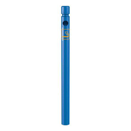 Procity Ashtray Bollard 1.2m (Agglo / Galvanised & Powder Coated Gentian Blue RAL 5010)