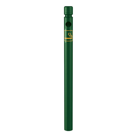 Procity Ashtray Bollard 1.2m (Agglo / Galvanised & Powder Coated Moss Green RAL 6005)