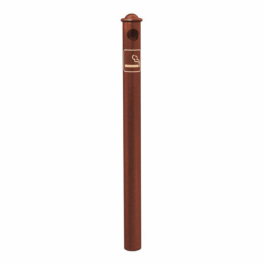 Procity Ashtray Bollard 1.2m (Agora / Galvanised & Powder Coated Corten Effect)