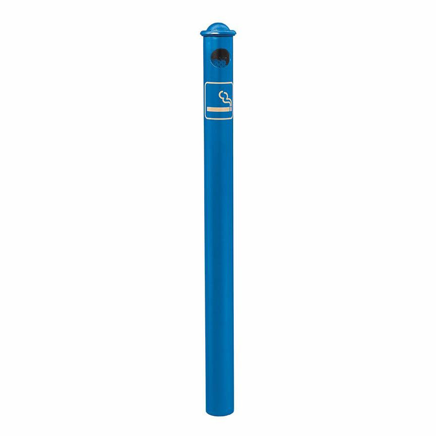 Procity Ashtray Bollard 1.2m (Agora / Galvanised & Powder Coated Gentian Blue RAL 5010)