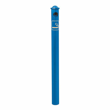 Procity Ashtray Bollard 1.2m (Agora / Galvanised & Powder Coated Gentian Blue RAL 5010)