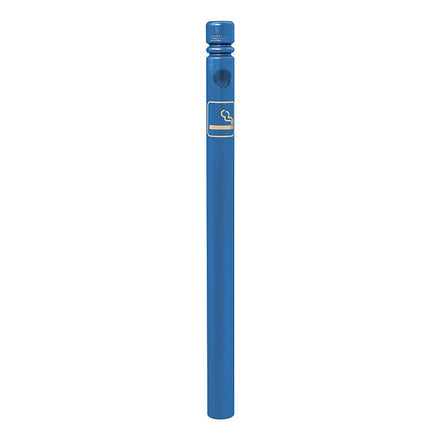 Procity Ashtray Bollard 1.2m (City / Galvanised & Powder Coated Gentian Blue RAL 5010)