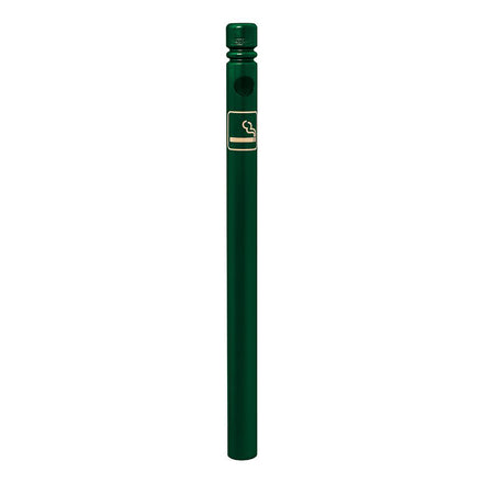 Procity Ashtray Bollard 1.2m (City / Galvanised & Powder Coated Moss Green RAL 6005)