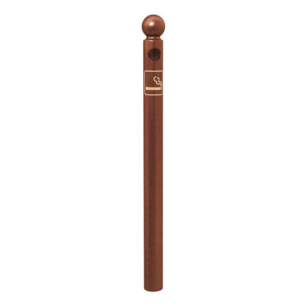 Procity Ashtray Bollard 1.2m (Sphere / Galvanised & Powder Coated Corten Effect)