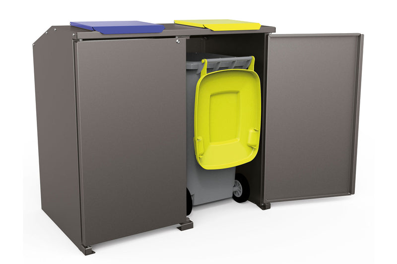 Wheelie Bin Shelter For 2 Bins From Procity