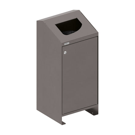 Procity Berlin Litter Bin 100L (Galvanised & Powder Coated Procity Grey)