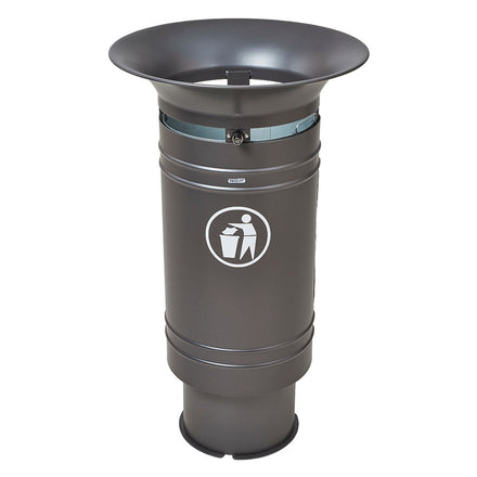 Procity Cergy Litter Bin 60L (Zinc Primed & Painted Procity Grey)