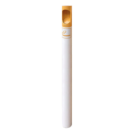 Procity Cigarette Ashtray Bollard (Cast In Socket / Galvanised & Powder Coated "Cigarette" RAL 1034)