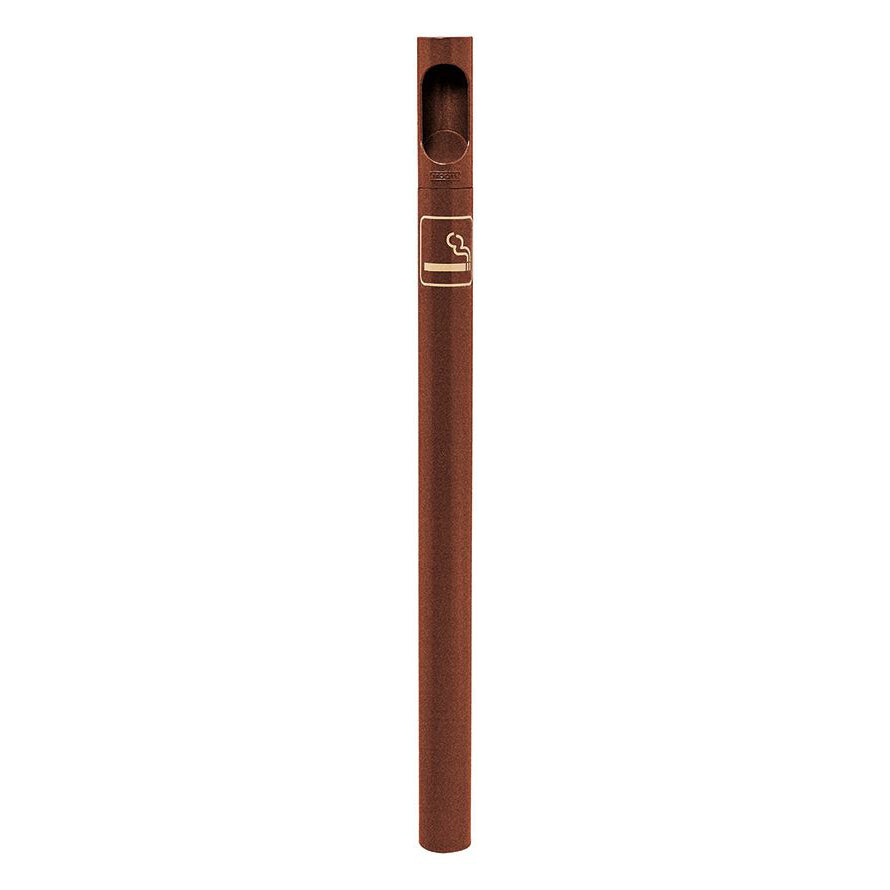 Procity Cigarette Ashtray Bollard (Cast In Socket / Galvanised & Powder Coated Corten Effect)