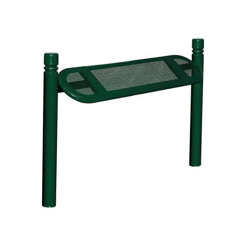 Procity Estoril Perch Bench 0.9m (City / Moss Green RAL 6005)