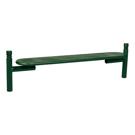 Procity Estoril Backless Bench 1.8m (City / Moss Green RAL 6005)