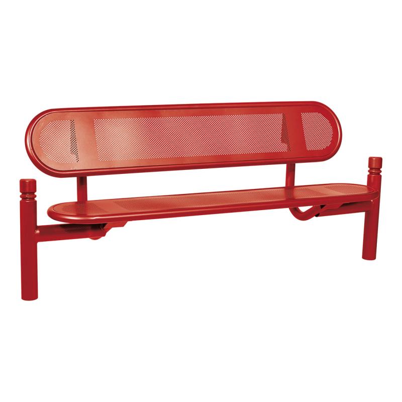 Procity Estoril Seat Bench 1.8m (City / Maroon RAL 3004)