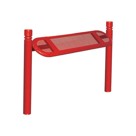 Procity Estoril Perch Bench 0.9m (City / Traffic Red RAL 3020)