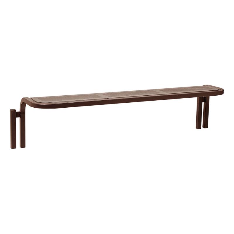 Procity Conviviale Backless Bench 2m (Chocolate Brown RAL 8017)