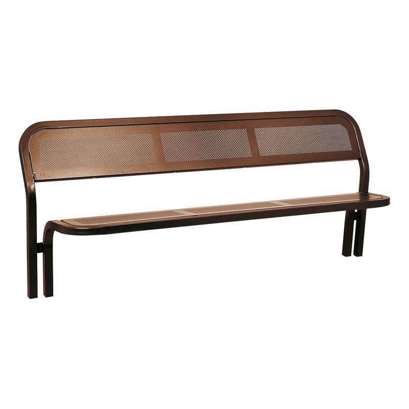 Procity Conviviale Seat Bench 2m (Chocolate Brown RAL 8017)