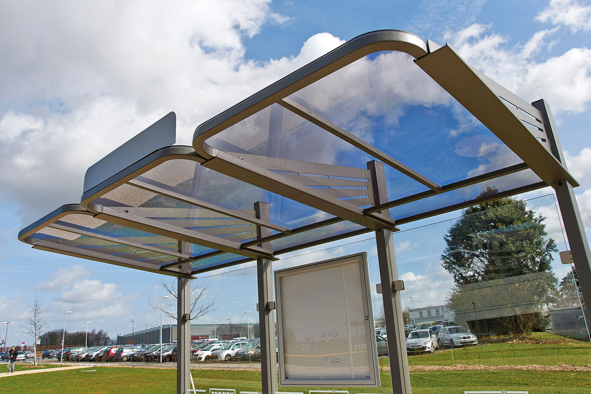 Bus Side Cladding Modular Conviviale Cantilevered Bus Shelter – Start Safety UK