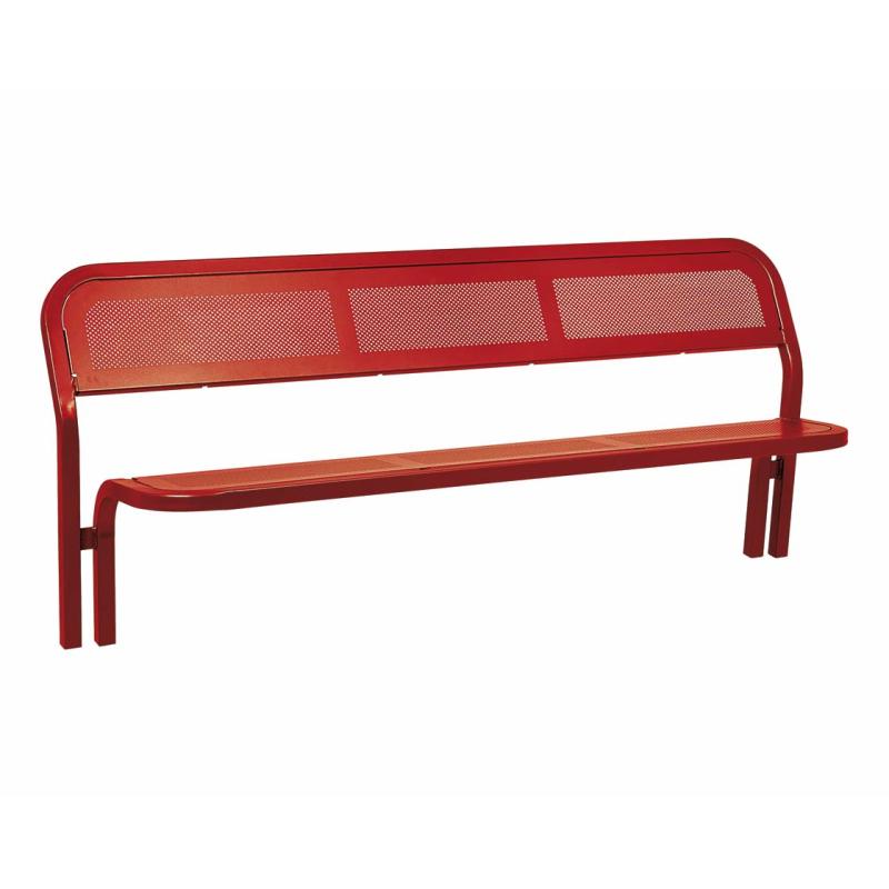 Procity Conviviale Seat Bench 2m (Maroon RAL 3004)