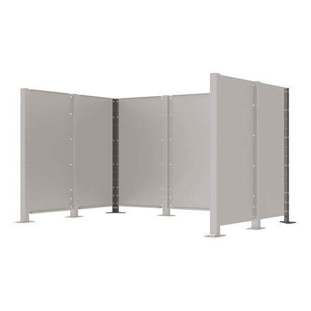 Post for Procity Modulo Enclosures (Corner Post / Galvanised & Powder Coated Procity Grey)