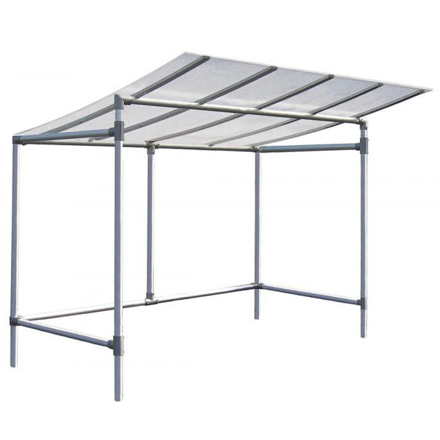 Procity Economy Bike Shelter Aluminium Frame (No Side Cladding)