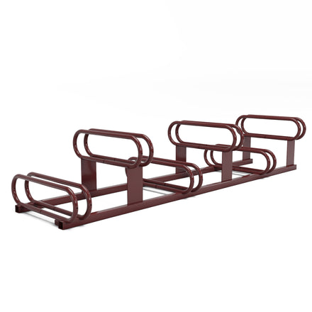 High-Low Bike Rack - Double Direction - Galvanised & Painted