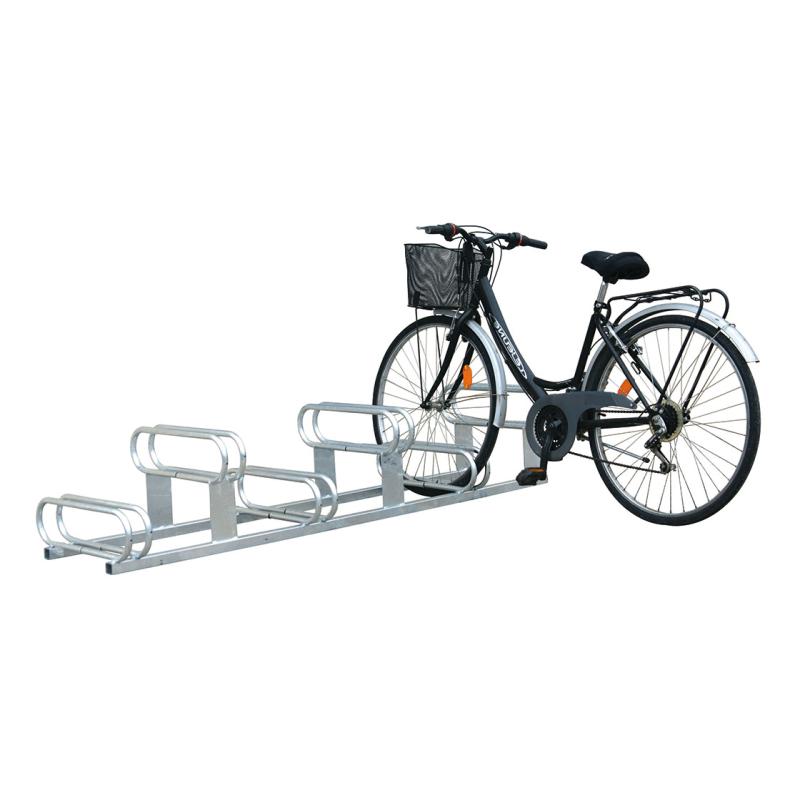 High-Low Double Sided Bicycle Rack Galvanised