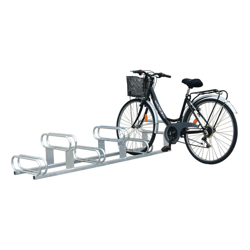 Procity High Low Bike Rack 6 Spaces Galvanised