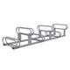 High-Low Bike Rack - Double Direction - Galvanised