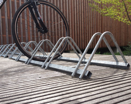 Infinite Bike Rack - Dual Direction Modular Design - Galvanised