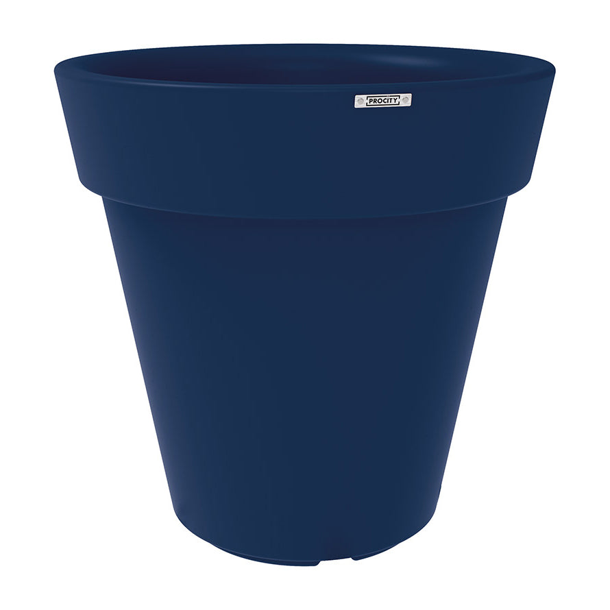 Procity Large Plastic Heritage Planter (1000mm  (At Rim) / Cobalt Blue - RAL 5013)