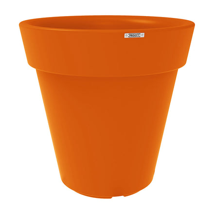 Procity Large Plastic Heritage Planter (1000mm  (At Rim) / Traffic Orange - RAL 2009)
